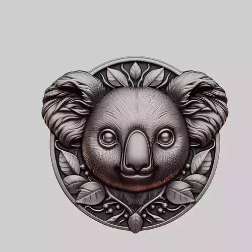 Koala Animal Koala Animal Medallion 