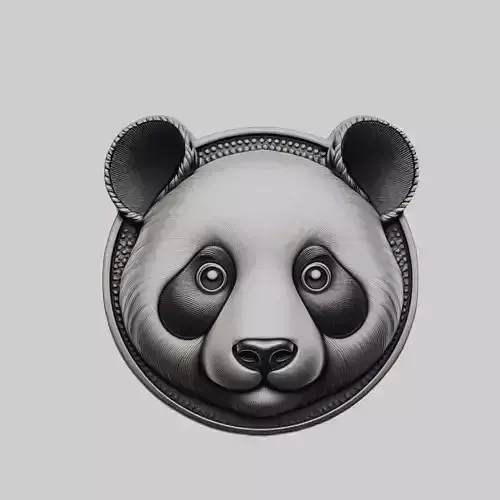 Panda Animal Panda Animal Medallion 
