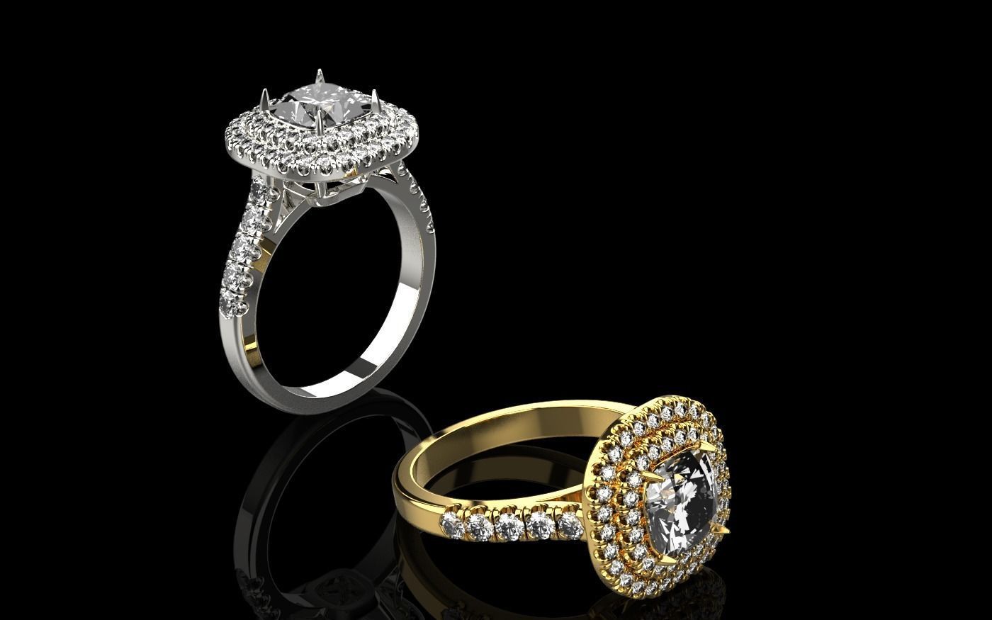 tiffany  ring 3D print model_1