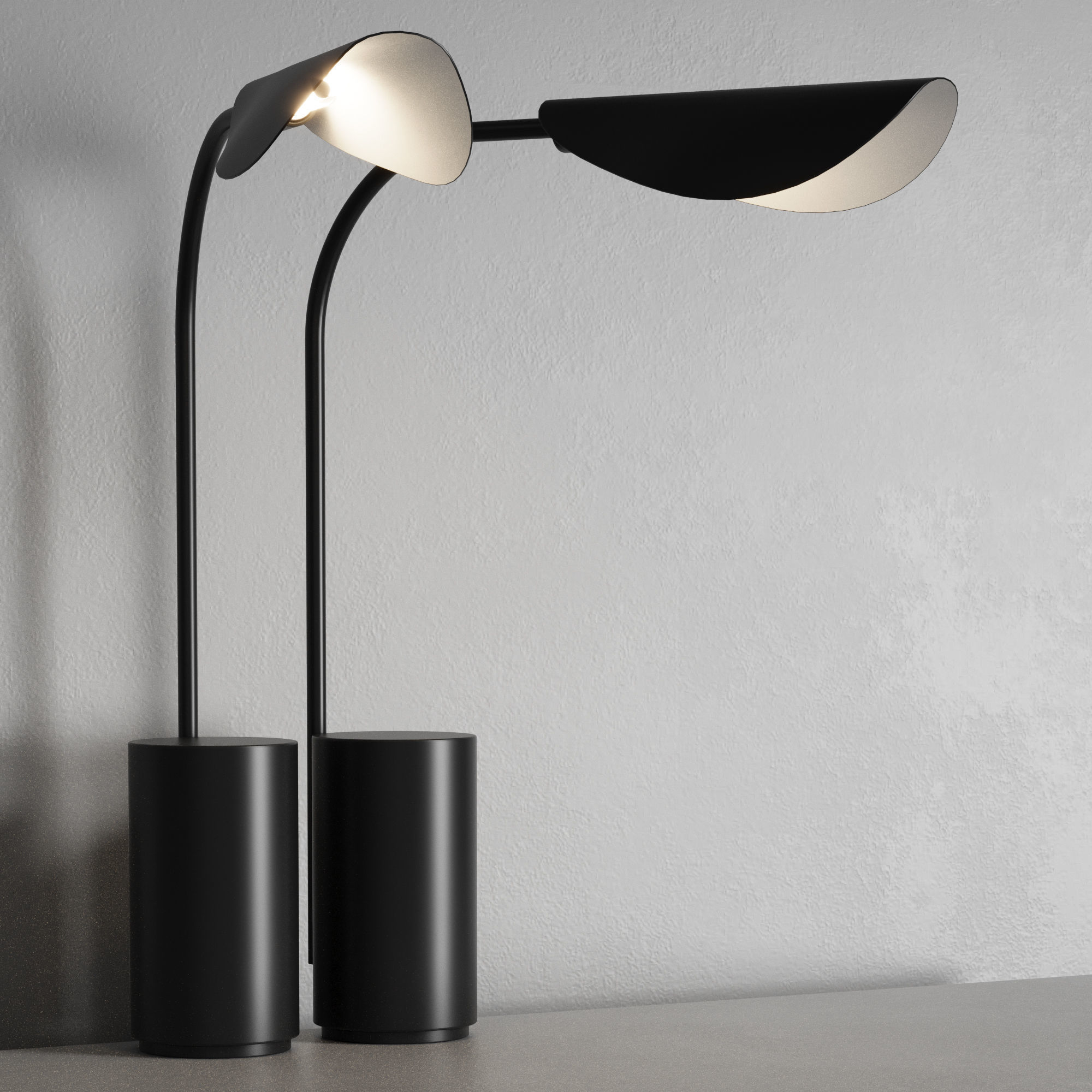 Table lamp Faro Barcelona LIGGERA 3D model_6