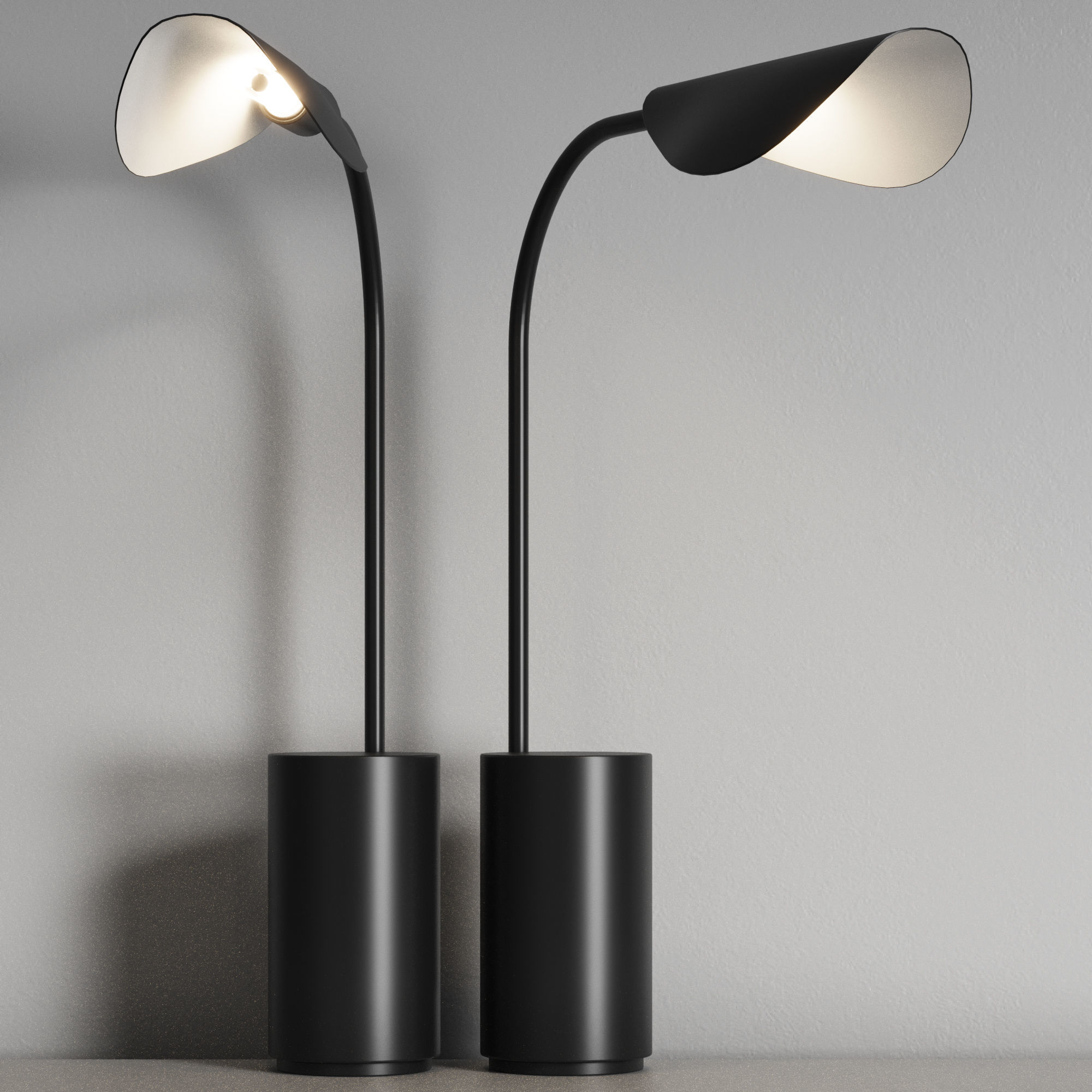 Table lamp Faro Barcelona LIGGERA 3D model_4