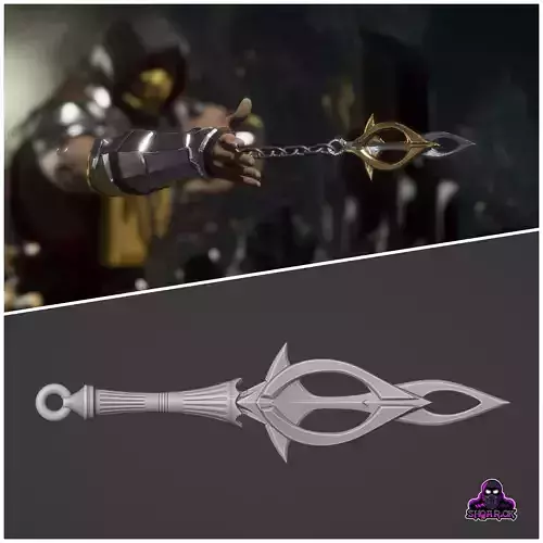 Scorpion kunai from MK1 1 - Shinobi Spear
