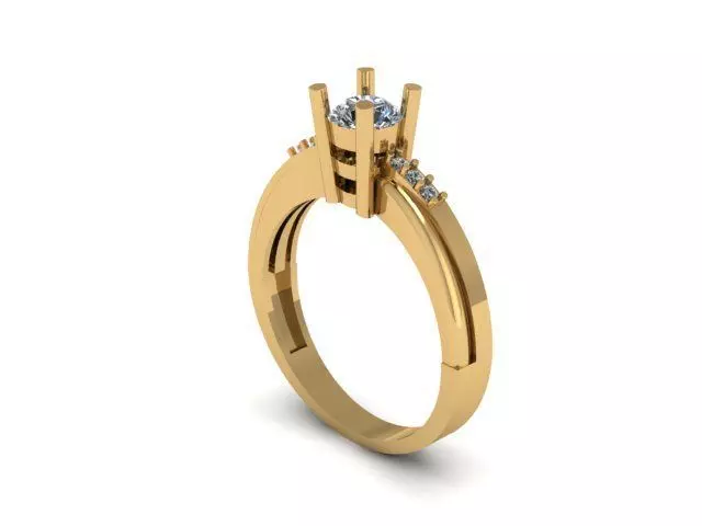 wedding ring 3D print model