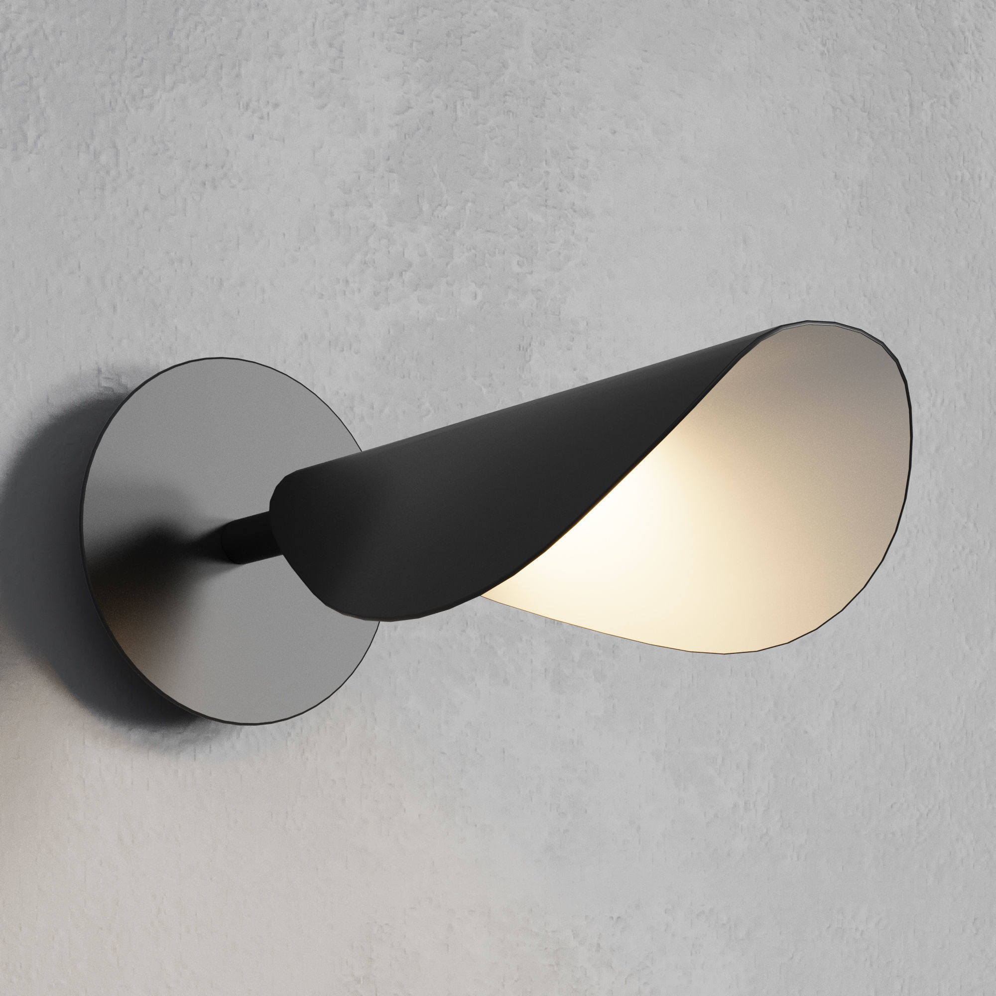 Wall lamp Faro Barcelona LIGGERA 3D model_6