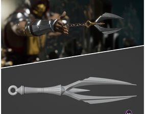 Scorpion kunai from MK1 1 - Blazing Retribution 3D model 3D