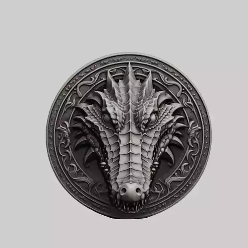Crocodile Animal Crocodile Animal Medallion 