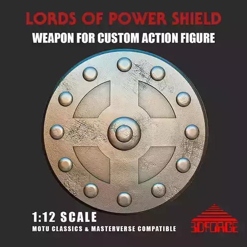 Lords of Power Shield MOTUClassics-Masterverse Scale for Custom 3D print model