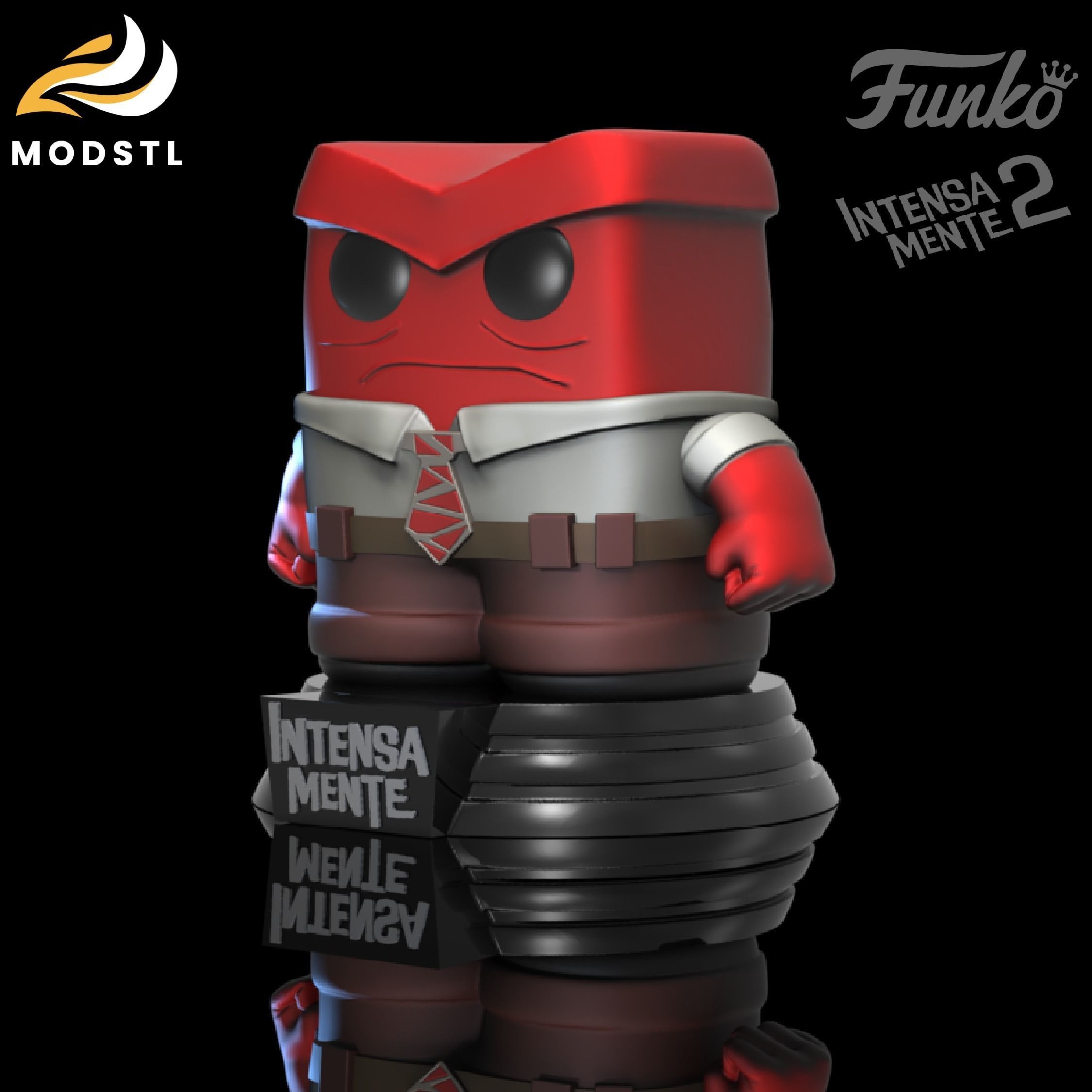 GHV2017 FUNKO ANGER INSIDEOUT 3D print model_1