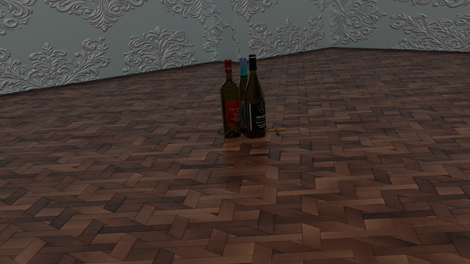 Custom Kitchen Design 3D 3D model_1