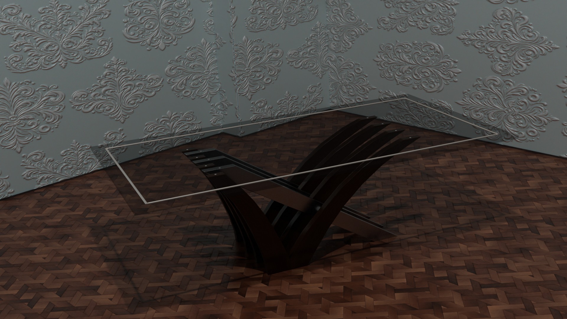 Custom Kitchen Design 3D 3D model_7