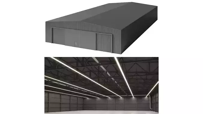 Warehouse Hangar interior exterior