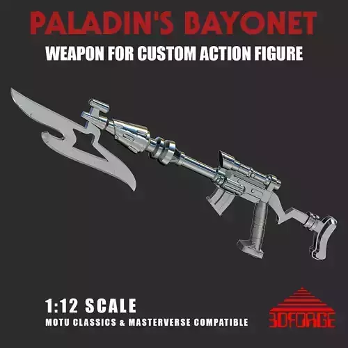 Paladin Bayonet MOTUClassics-Masterverse Scale for Custom
