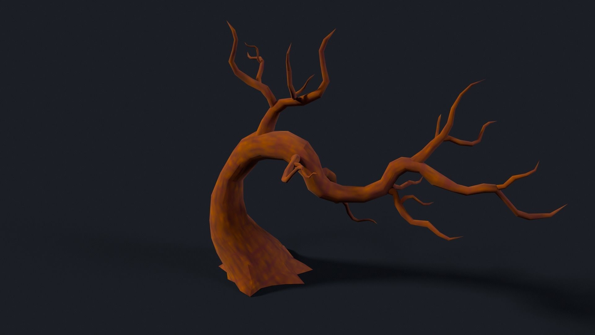 Skeletal Tree FREE Free low-poly 3D model_2