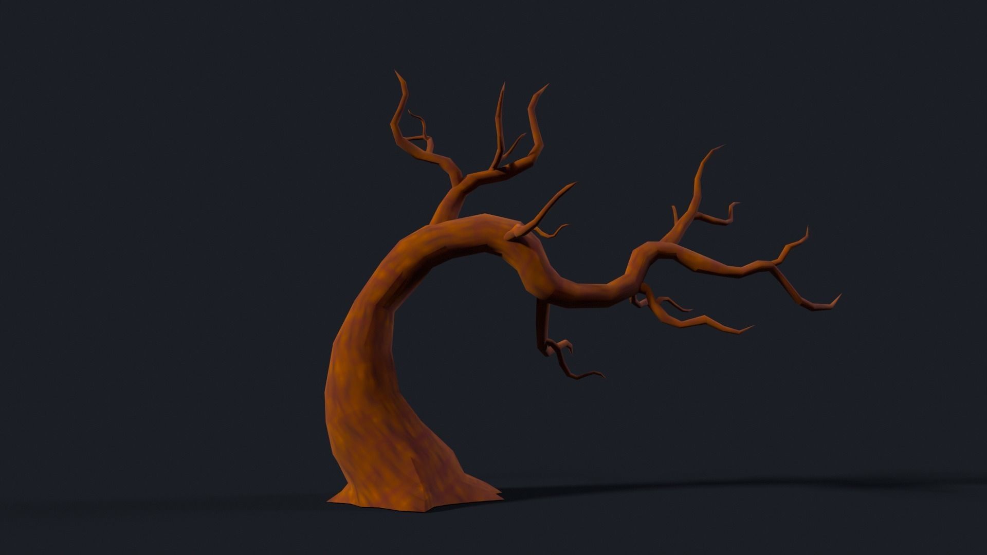 Skeletal Tree FREE Free low-poly 3D model_3