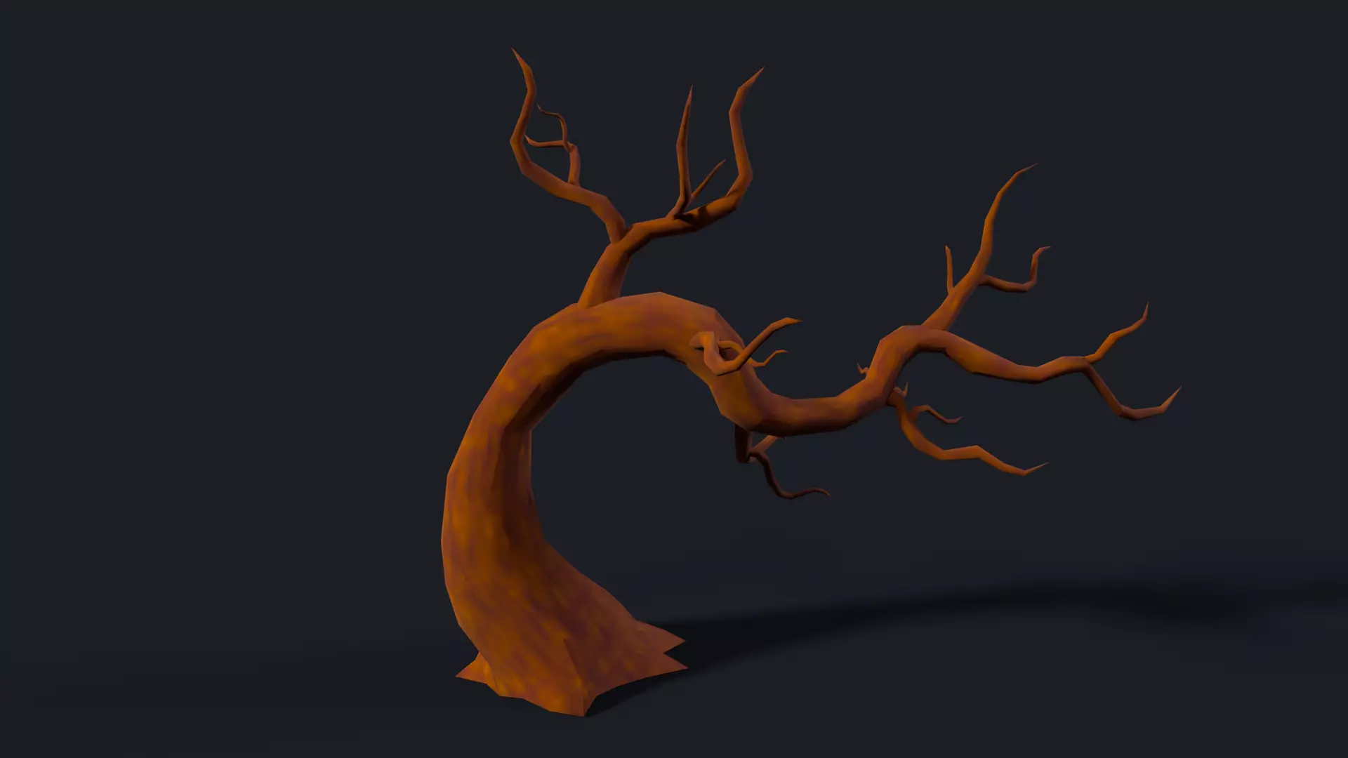 Skeletal Tree FREE Free low-poly 3D model_0