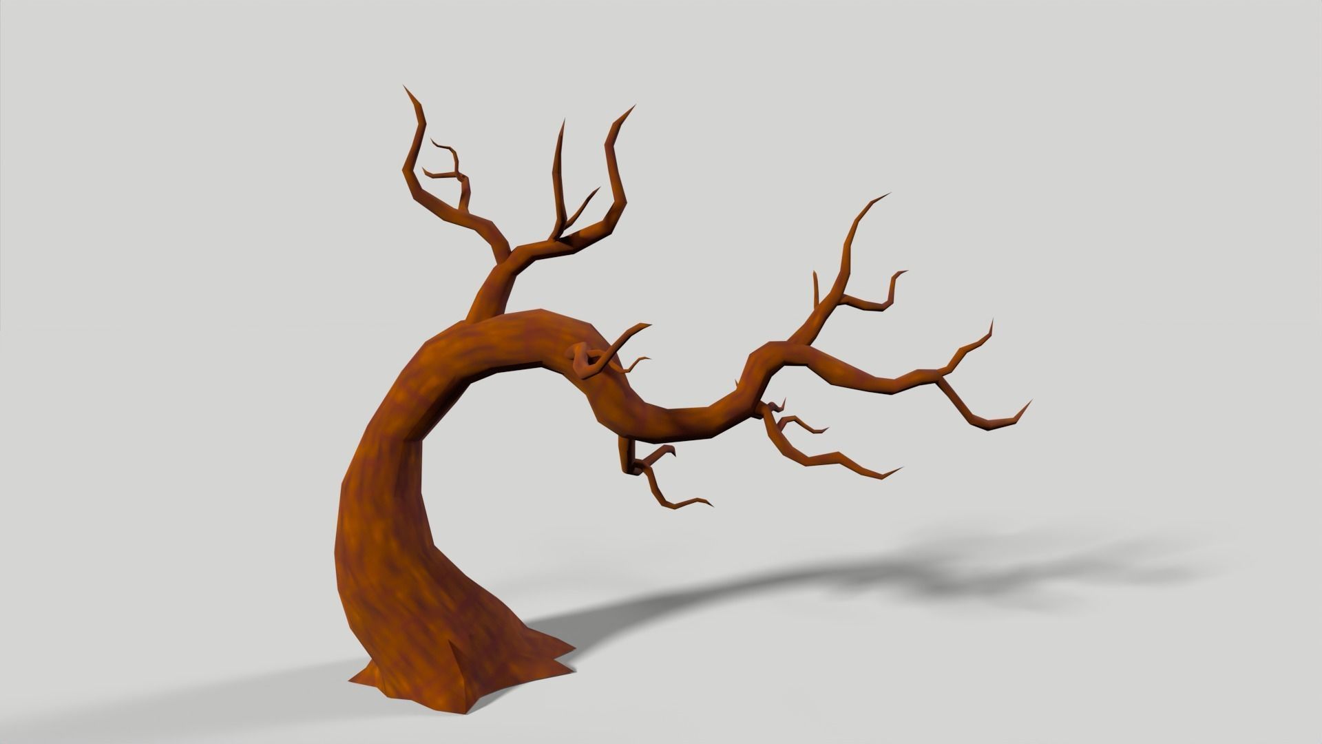 Skeletal Tree FREE Free low-poly 3D model_11