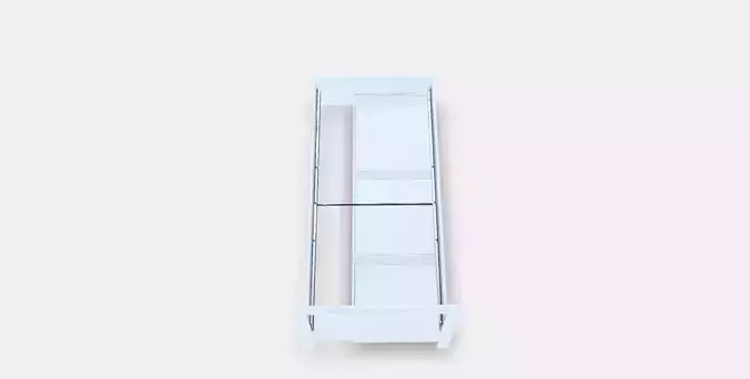 SONGESAND Bed frame with 2 bed drawers