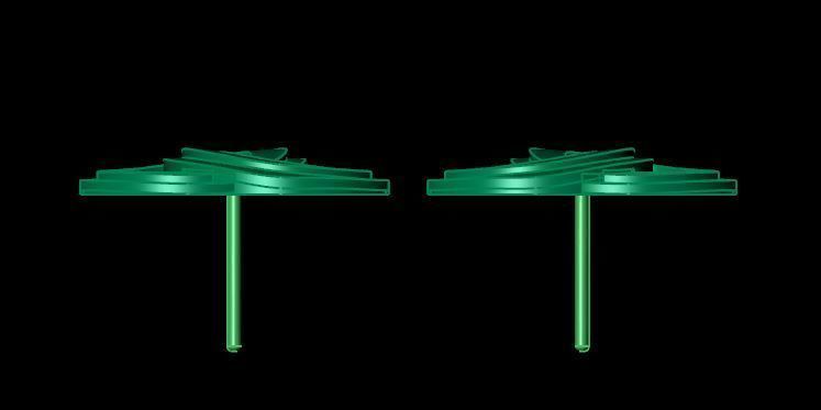 Women Earring 3dm stl fbx obj Render Details 3D print model 3D print model_11