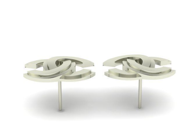 Women Earring 3dm stl fbx obj Render Details 3D print model 3D print model_7