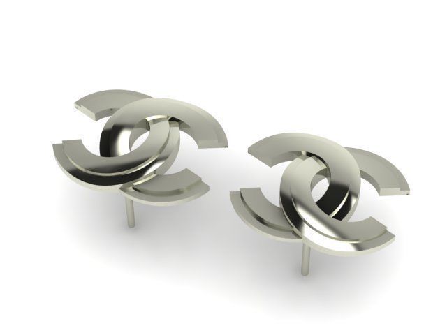 Women Earring 3dm stl fbx obj Render Details 3D print model 3D print model_1