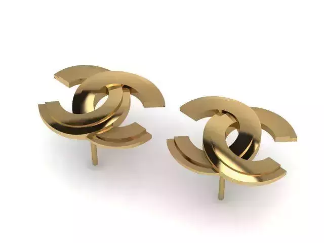 Women Earring 3dm stl fbx obj Render Details 3D print model