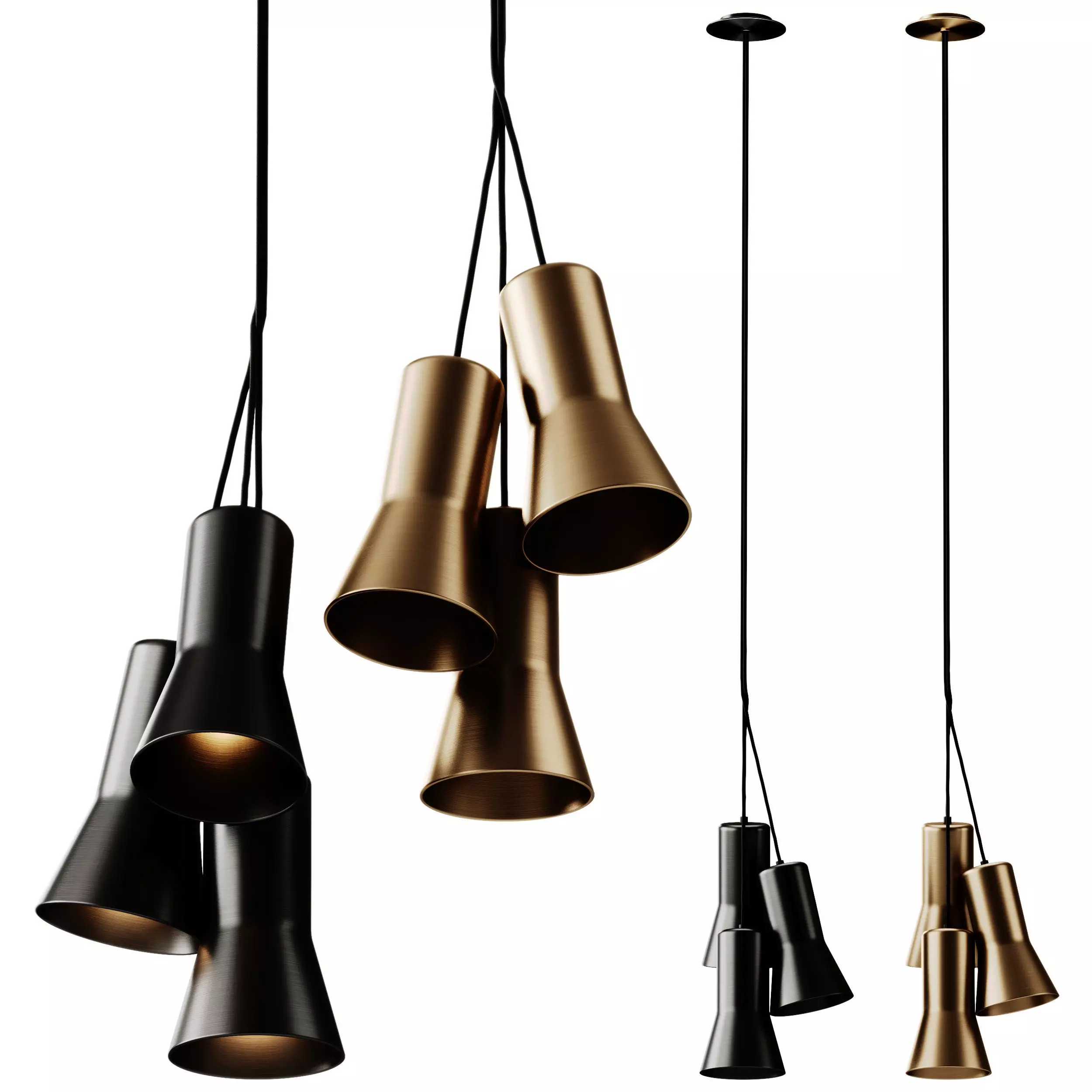 Ross Gardam Silhouette Pendant Lamp 3 3D model_0
