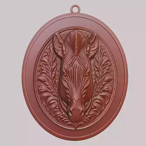 Zebra Animal Zebra Animal Pendant 