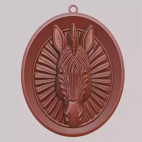 Zebra Animal Zebra Animal Pendant 