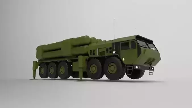 THAAD Terminal High Altitude Area Defense 3D model