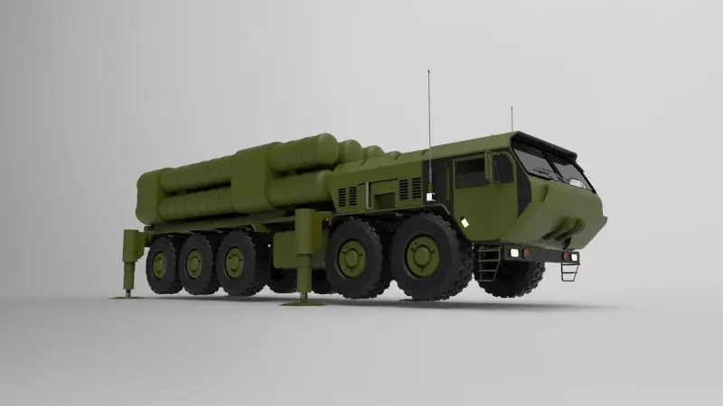 THAAD Terminal High Altitude Area Defense 3D model_0