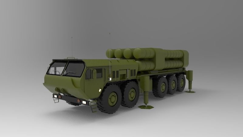 THAAD Terminal High Altitude Area Defense 3D model_1