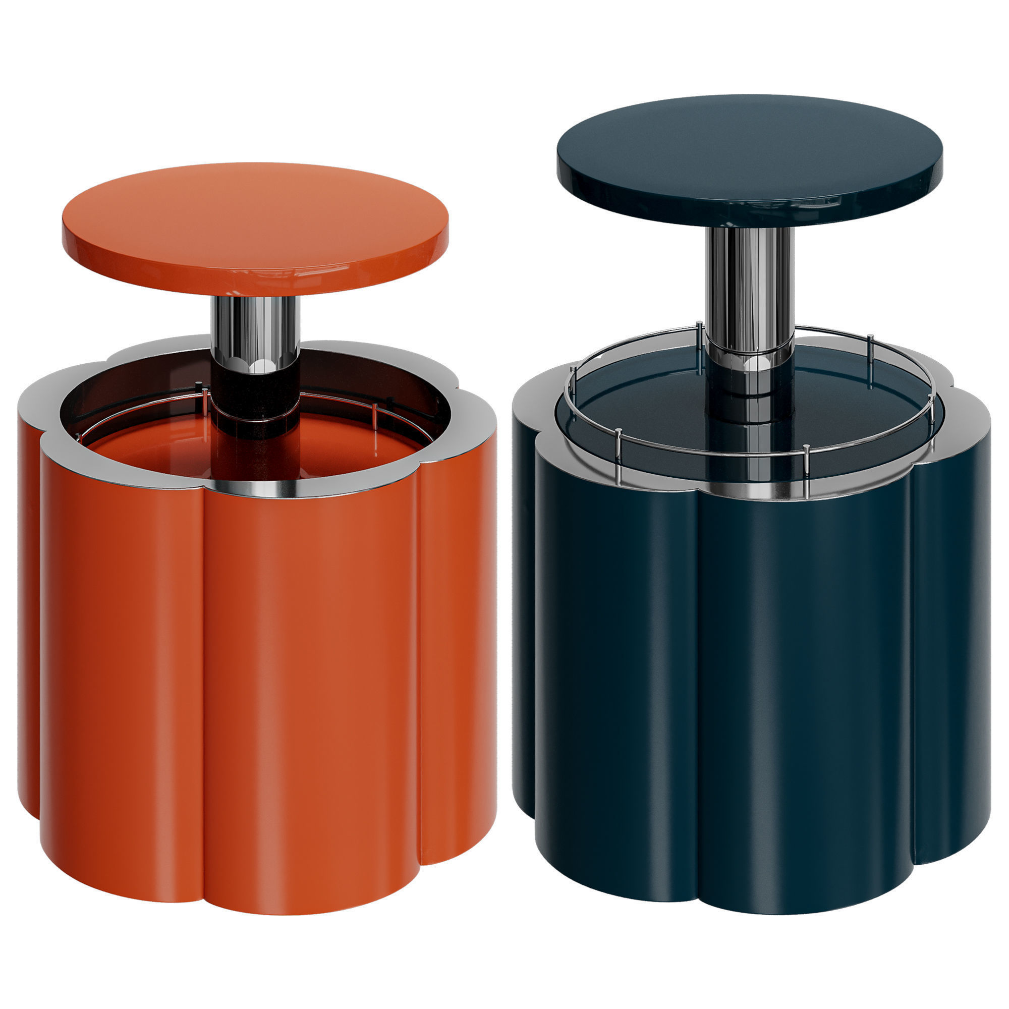 LIFT FLOWER end table - bar by Roche Bobois 3D model_5