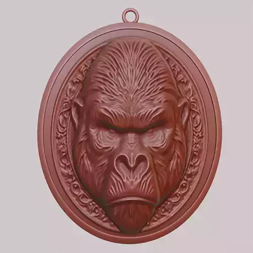 Gorilla Animal Gorilla Animal Pendant 