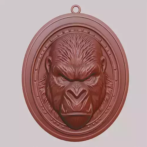 Gorilla Animal Gorilla Animal Pendant 