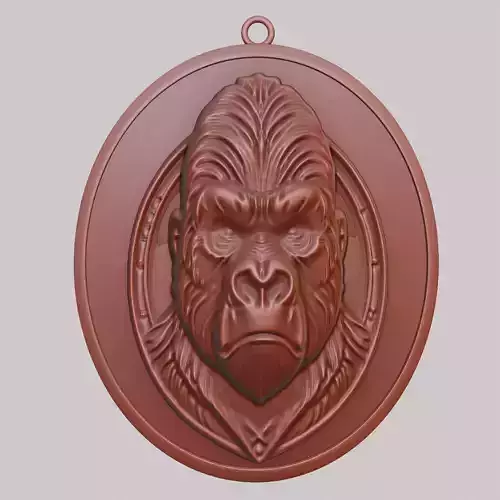 Gorilla Animal Gorilla Animal Pendant 