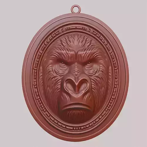 Gorilla Animal Gorilla Animal Pendant 