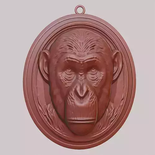 Chimpanzee Animal Chimpanzee Animal Pendant 