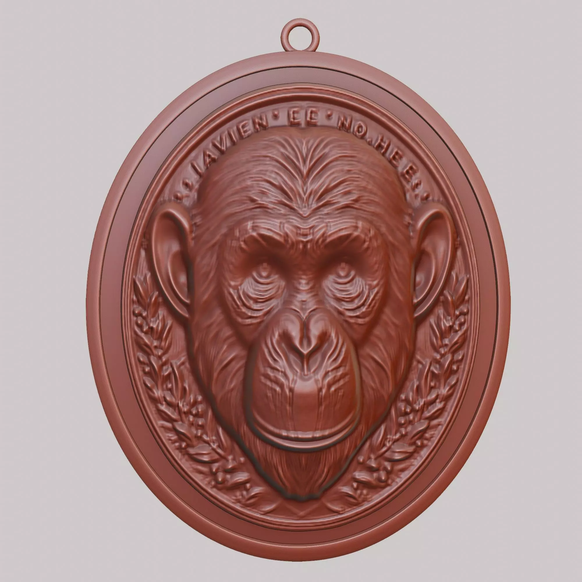 Chimpanzee Animal Chimpanzee Animal Pendant 3D print model