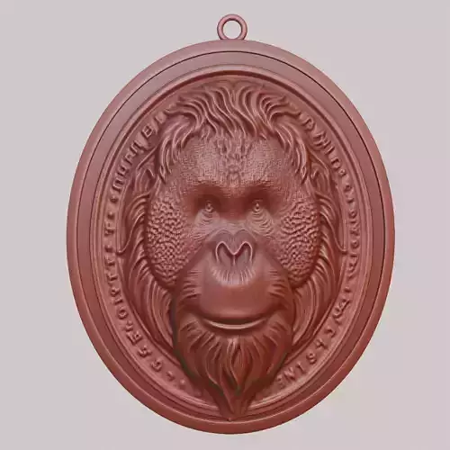 Orangutan Animal Orangutan Animal Pendant 