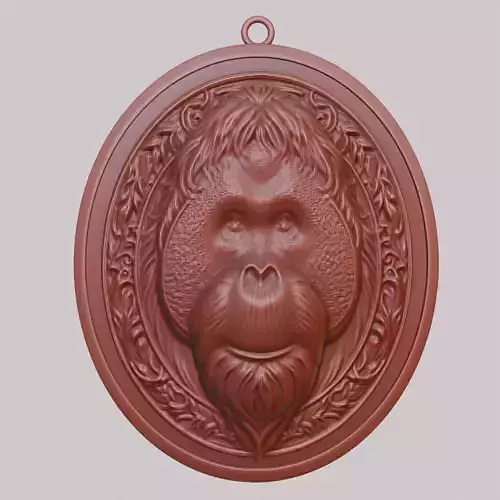 Orangutan Animal Orangutan Animal Pendant 