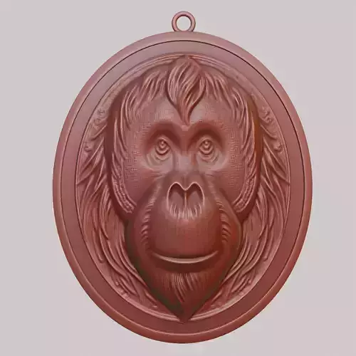 Orangutan Animal Orangutan Animal Pendant 