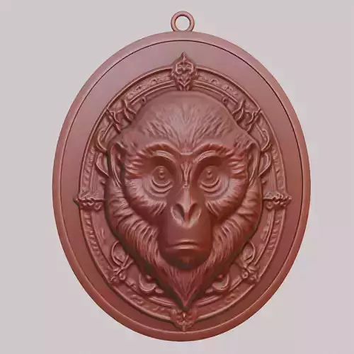 Gibbon Animal Gibbon Animal Pendant 