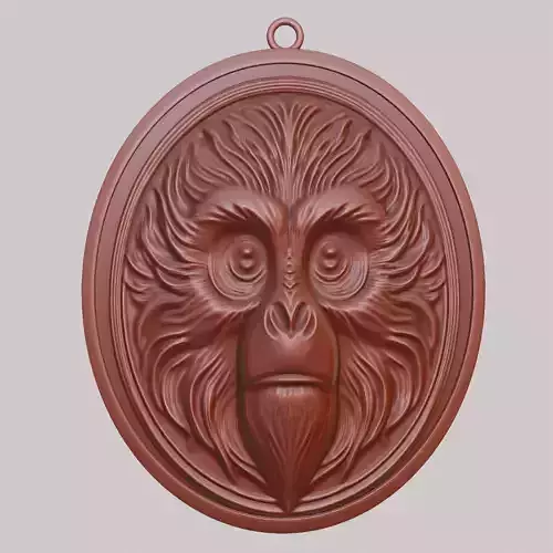 Gibbon Animal Gibbon Animal Pendant 