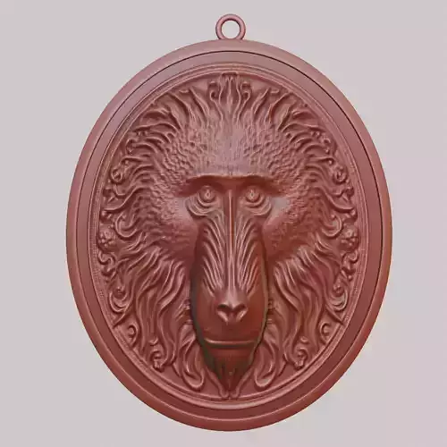 Baboon Animal Baboon Animal Pendant 