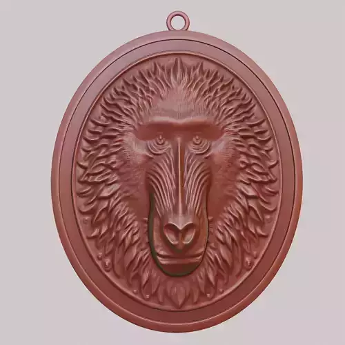 Baboon Animal Baboon Animal Pendant 