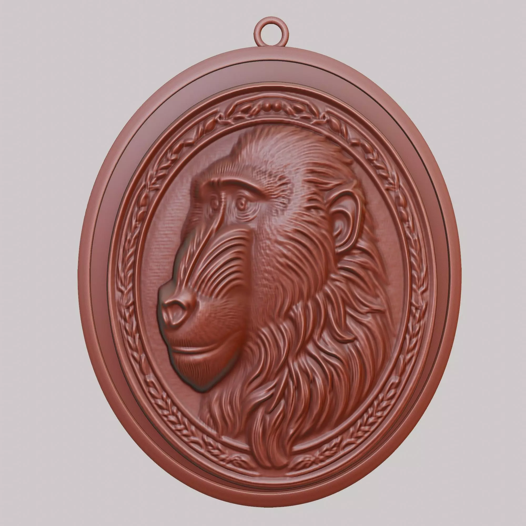 Baboon Animal Baboon Animal Pendant 3D print model