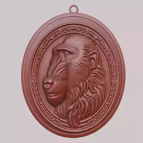Baboon Animal Baboon Animal Pendant 