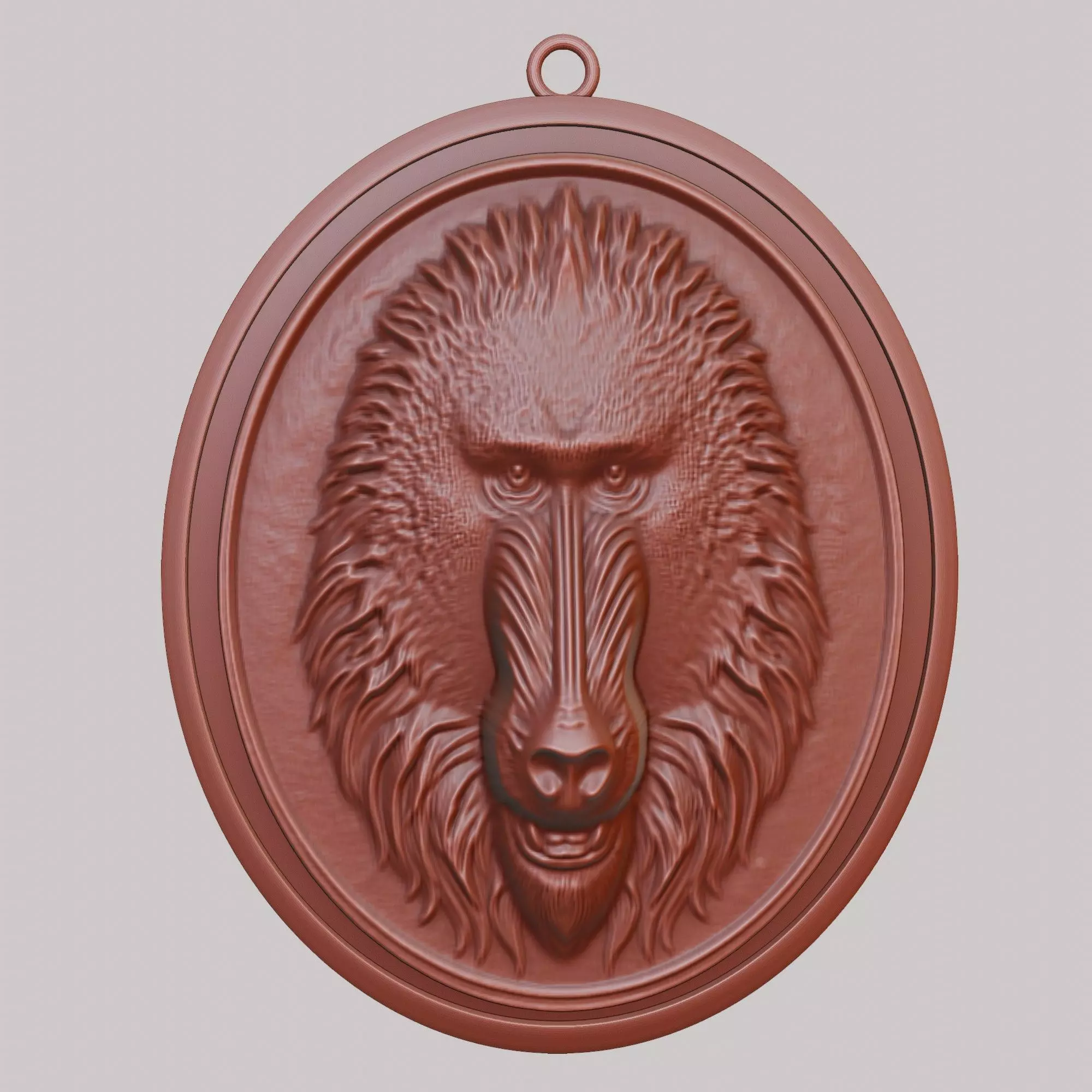 Baboon Animal Baboon Animal Pendant 3D print model