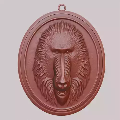 Baboon Animal Baboon Animal Pendant 