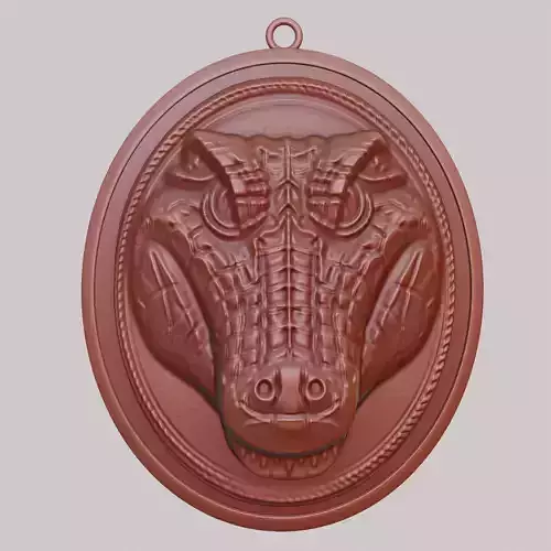 Crocodile Animal Crocodile Animal Pendant 